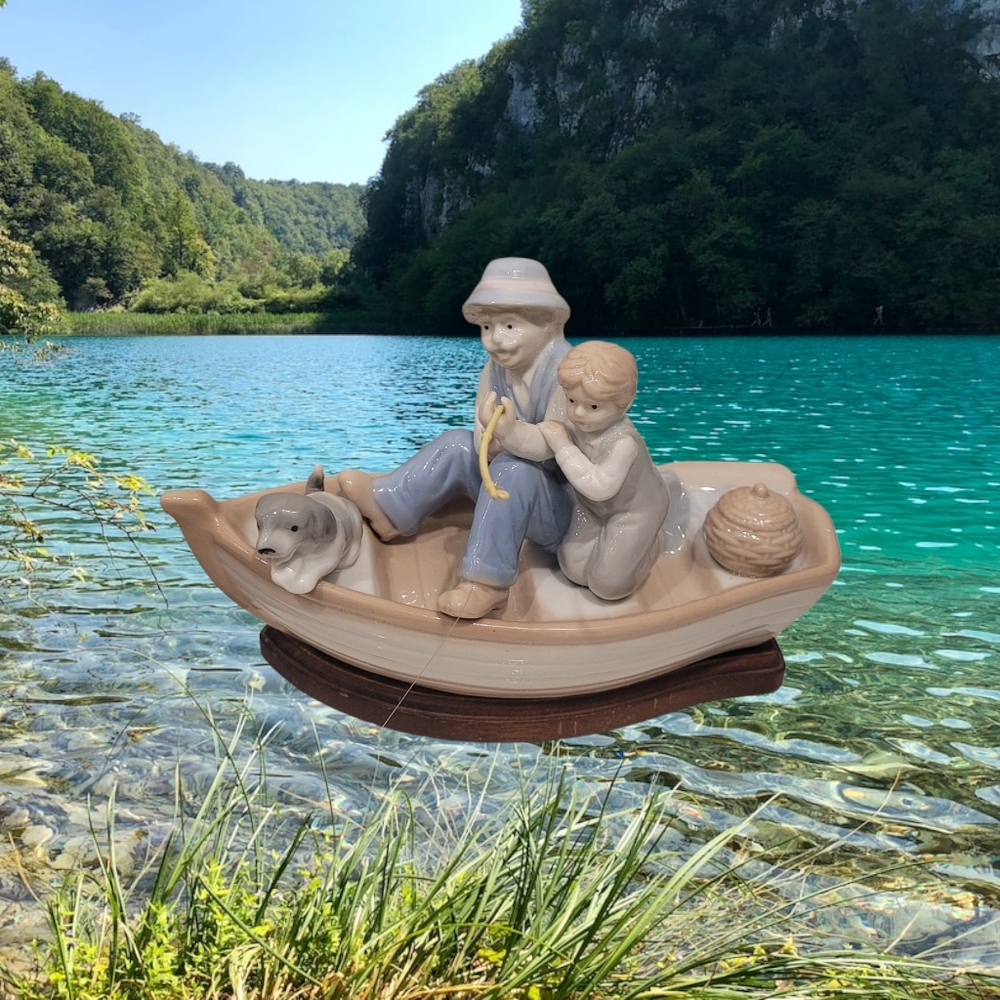 Vintage Meico Paul Sébastien Fishing Decor